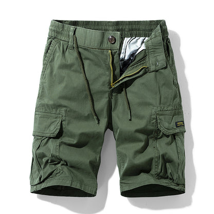 Men's Retro Elastic Cargo Shorts