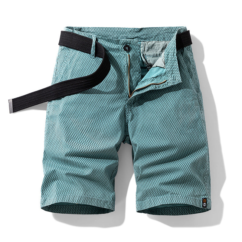 Men's Stripes All-Match Loose Cargo Shorts