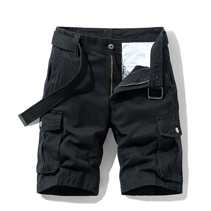 Men's Cotton Crop Cargo Shorts