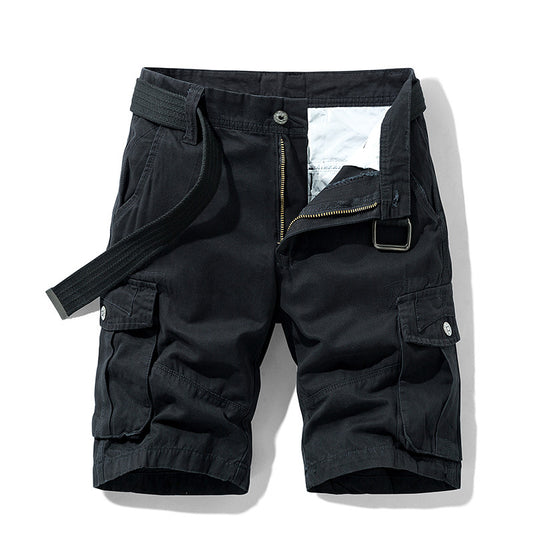 Men's Cotton Crop Cargo Shorts