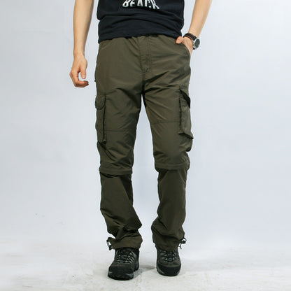 Men's Detachable Two-Section Pants Outdoor Sports Pants