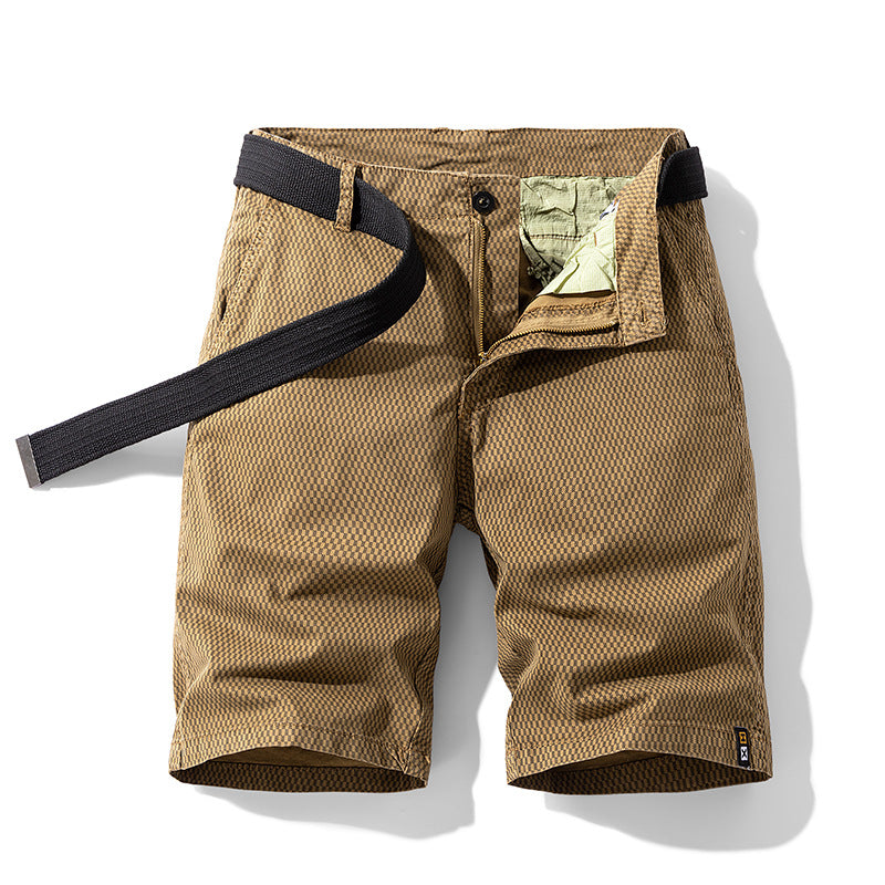 Men's Stripes All-Match Loose Cargo Shorts