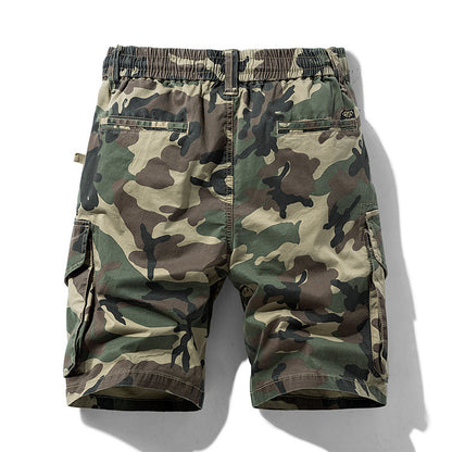 Men's Camouflage Cotton Cargo Shorts