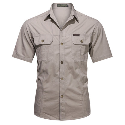Men's Cotton Military Field Shirt