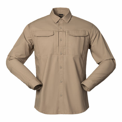 Men's Cotton Long-Sleeved Shirt