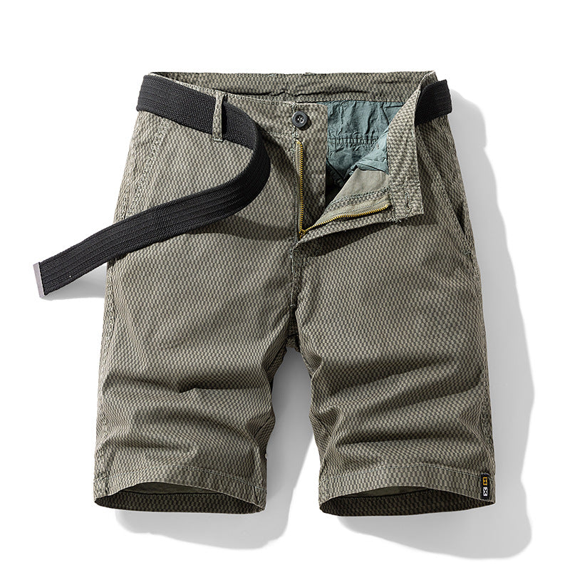 Men's Stripes All-Match Loose Cargo Shorts