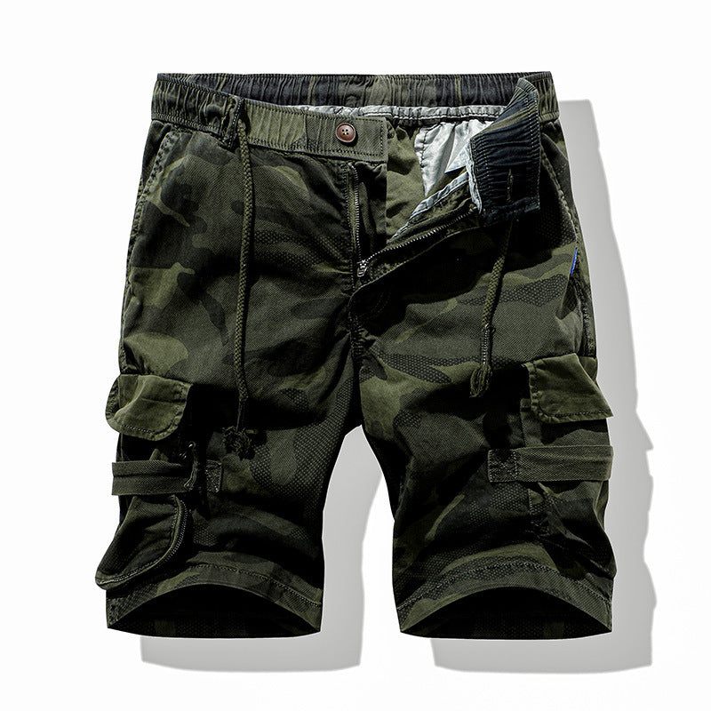 Men's Cotton Camouflage Cargo Shorts