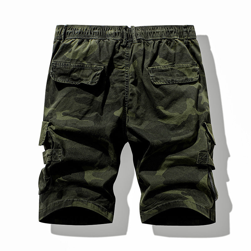 Men's Cotton Camouflage Cargo Shorts