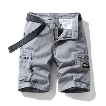 Men's Retro Cotton Cargo Shorts Summer