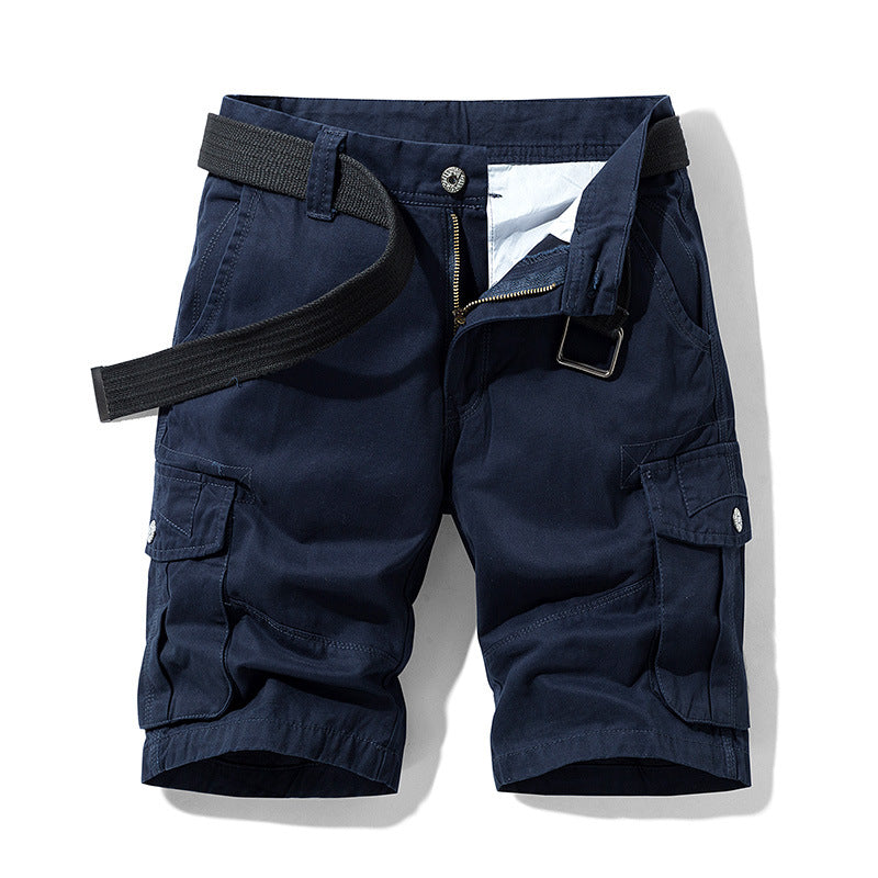 Men's Cotton Crop Cargo Shorts