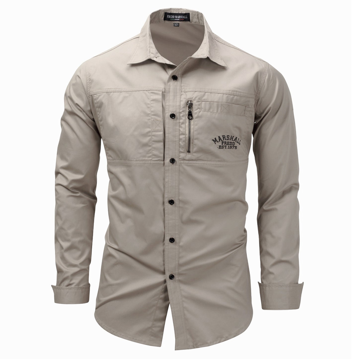 Men's Cotton Military Utility Shirt
