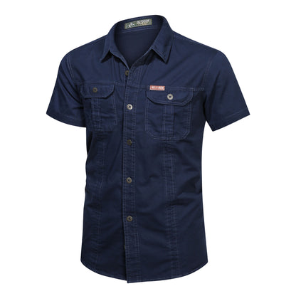 Men's Cotton Military Field Shirt