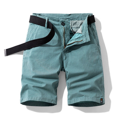 Men's Stripes Trendy Cotton Cargo Shorts