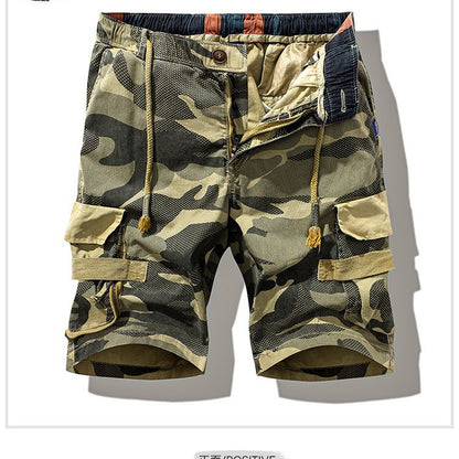 Men's Cotton Camouflage Cargo Shorts