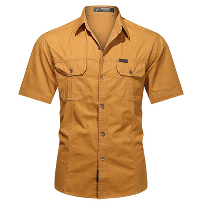 Men's Cotton Military Field Shirt