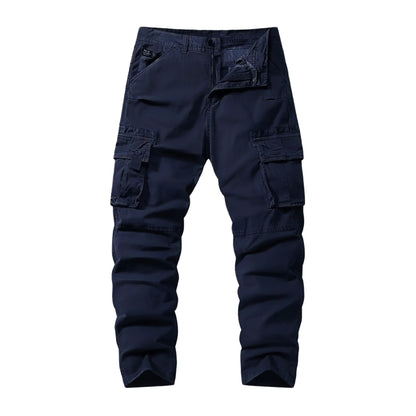 Men's Heavy-Duty Camouflage Cotton Cargo Pants