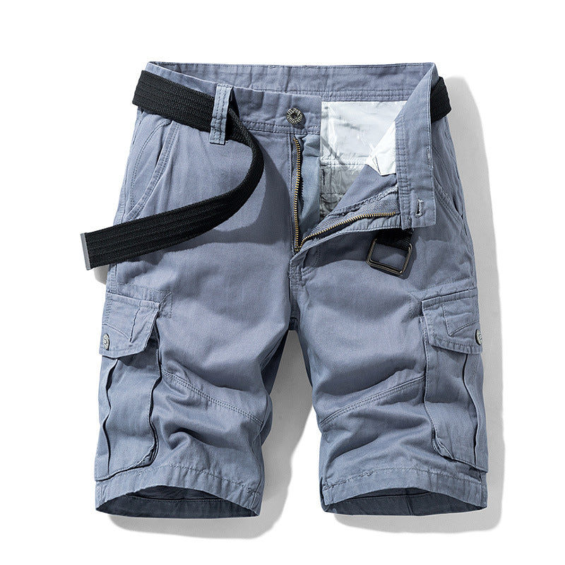 Men's Cotton Crop Cargo Shorts