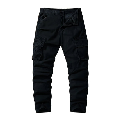 Men's Heavy-Duty Camouflage Cotton Cargo Pants