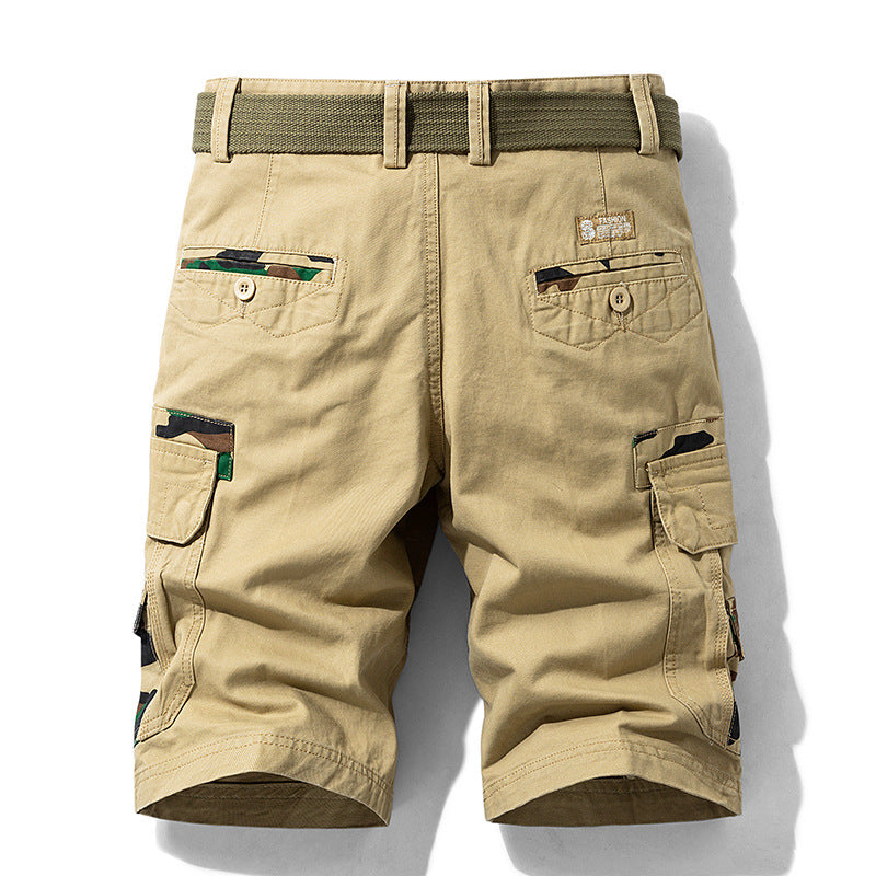 Men's Breathable Cotton Cargo Shorts