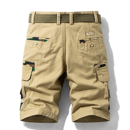 Men's Breathable Cotton Cargo Shorts