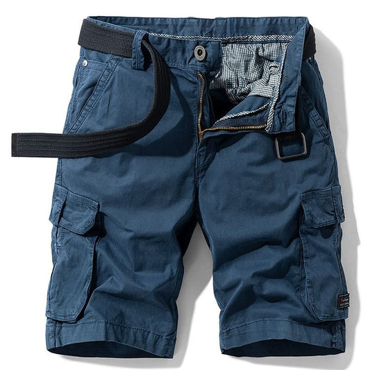 Men's Summer Cotton Cargo Shorts