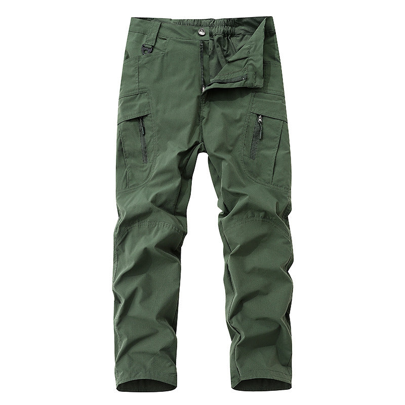 Men's Rugged Camouflage Cotton Cargo Pants