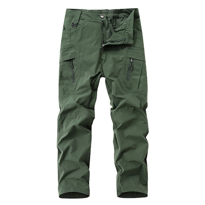 Men's Rugged Camouflage Cotton Cargo Pants