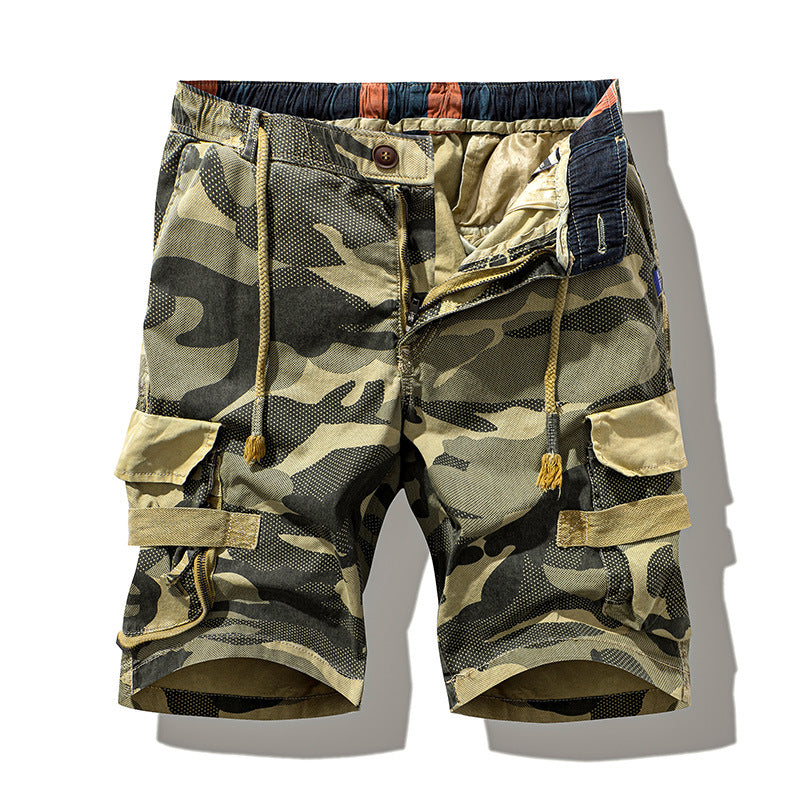 Men's Cotton Camouflage Cargo Shorts
