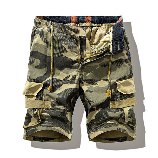 Men's Cotton Camouflage Cargo Shorts