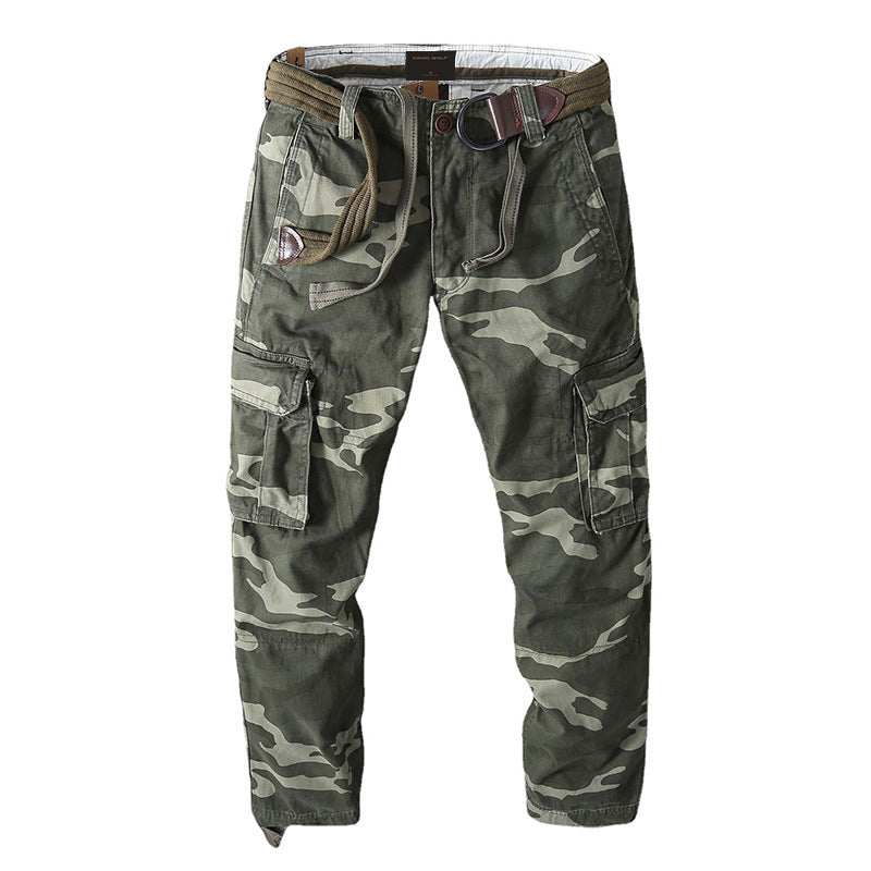 Men's Stretch Camouflage Cotton Cargo Pants