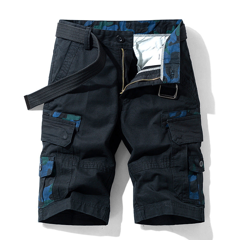 Men's Breathable Cotton Cargo Shorts