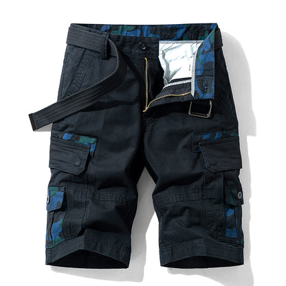 Men's Breathable Cotton Cargo Shorts