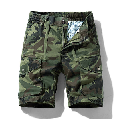 Men's Camouflage Cotton Cargo Shorts