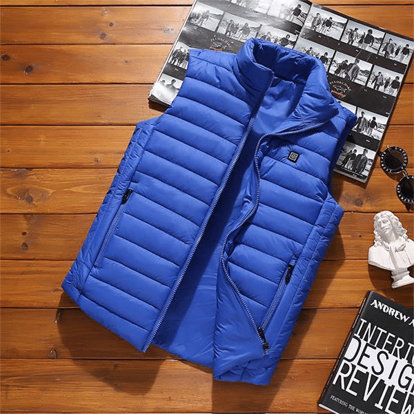 Electrically heated down vest