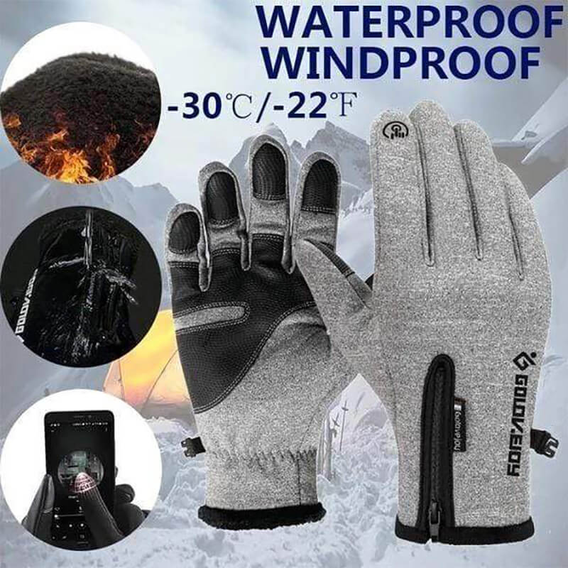 Unisex Winter Warm Waterproof Touch Screen Gloves