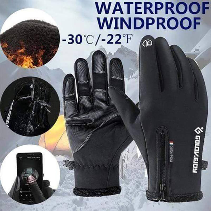 Unisex Winter Warm Waterproof Touch Screen Gloves