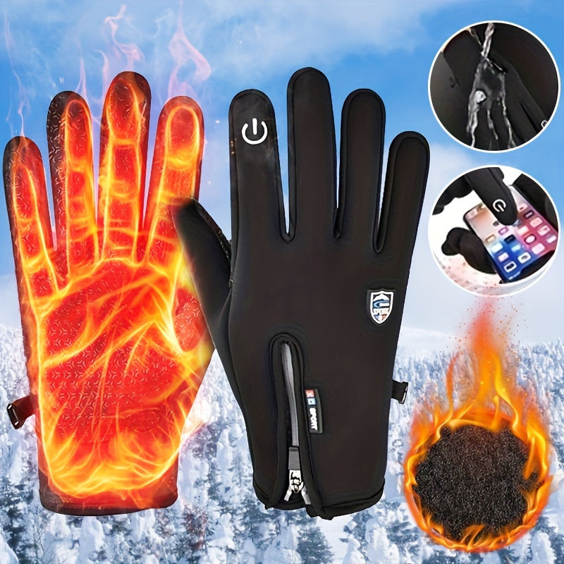 Tufflio Rechargeable Heated Electric touchscreen Gloves
